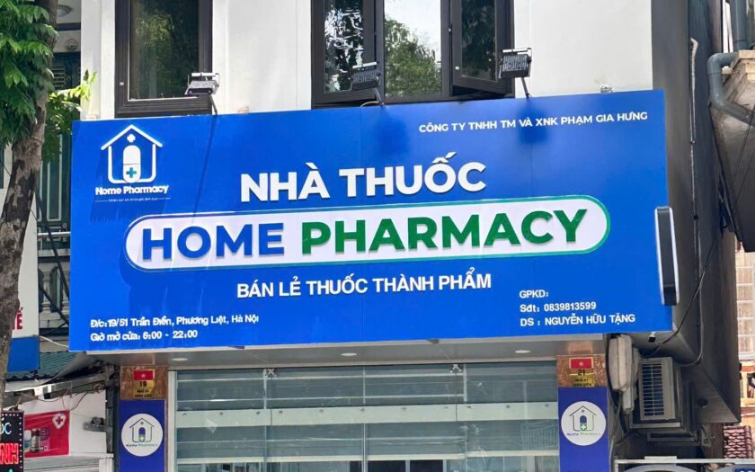 Home Pharma Trần Điền · Hà Nội – mặt tiền quầy thuốc