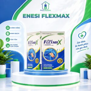 Enesi Flexmax – Glucosamine, Chondroitin, MSM bổ xương khớp, Made in USA (Hộp 60 viên)