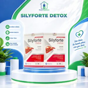 Silyforte Detox – Silymarin kế sữa giải độc gan, nhập khẩu Ý (Hộp 30 viên)